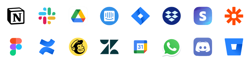 Logos van software tools voor AI recruitment automatisering integraties